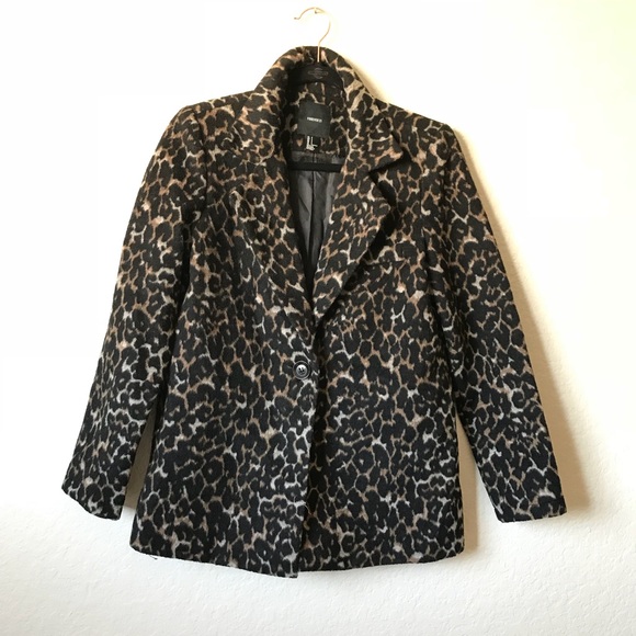 Forever 21 Jackets & Blazers - Leopard Print Coat